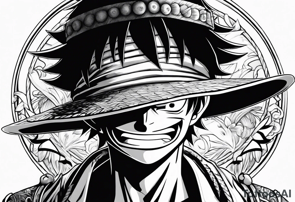 Monkey d luffy tattoo idea