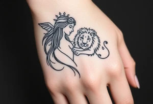 Virgo in love with Leo tattoo idea