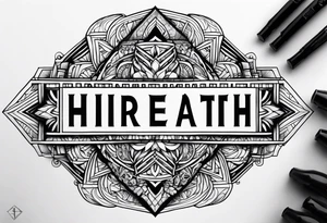 The word “hireath” tattoo idea