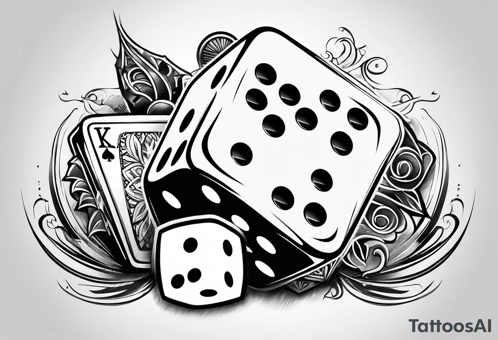 Las Vegas dice tattoo idea