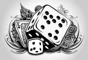 Las Vegas dice tattoo idea