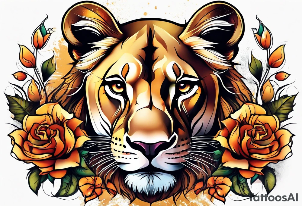 Lioness & Cubs tattoo idea