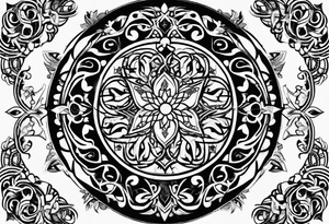 “Prince Ali” in arabic symbols tattoo idea