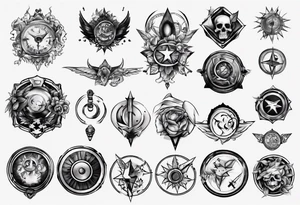 Start sélect button tattoo idea