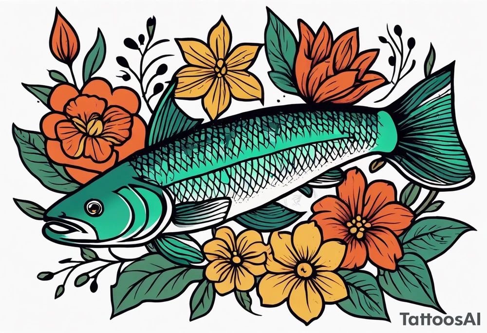 fishing


vintage flowers
old school vintage simple traditional design 



bold color simple tattoo idea