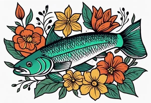 fishing


vintage flowers
old school vintage simple traditional design 



bold color simple tattoo idea