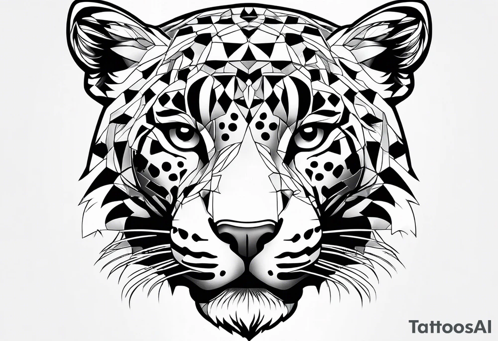 Jaguar running tattoo idea
