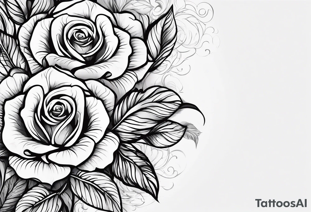 blue roses frames, tattoo idea