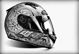 Race helmet #2 tattoo idea