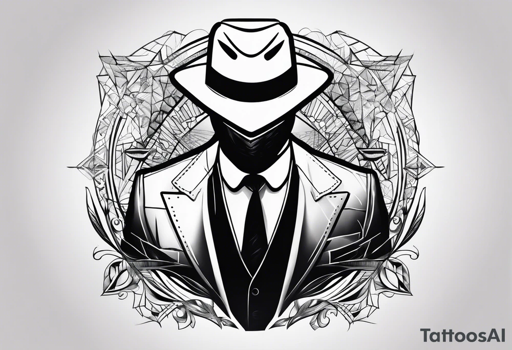 Invisible man tattoo idea