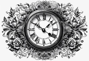 17:27 digital clock tattoo idea