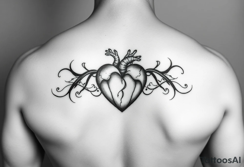 Heart infinity Cristian Arian tattoo idea