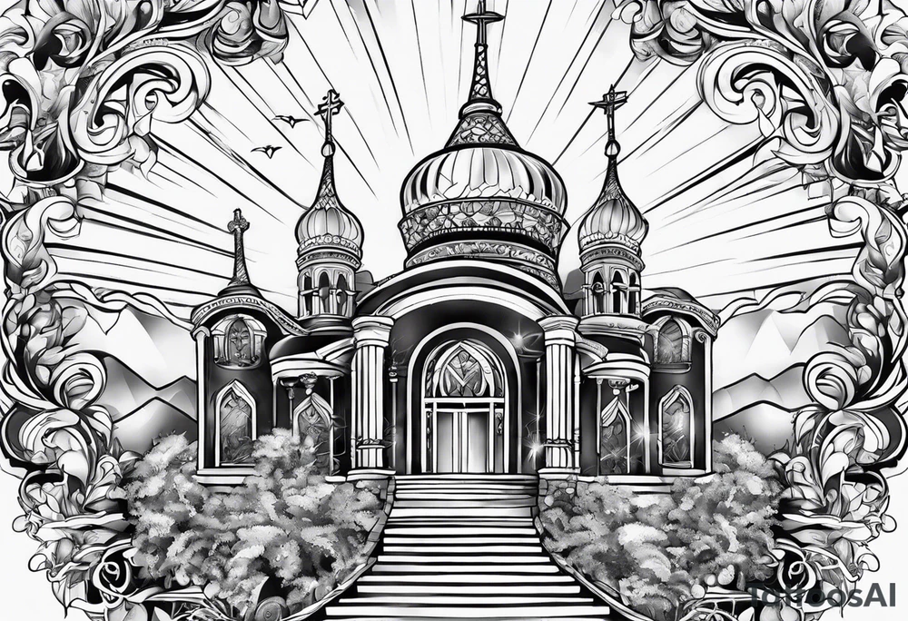 Las Vegas Wedding Chapel tattoo idea