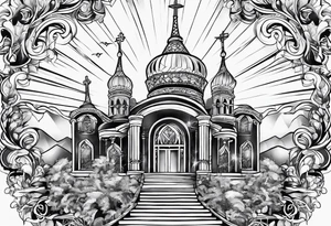 Las Vegas Wedding Chapel tattoo idea