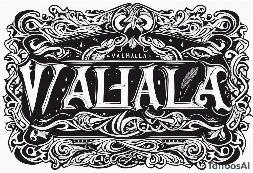 Valhalla tattoo idea
