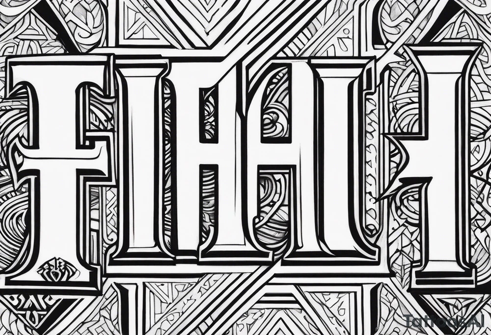 christian hebrew tattoo idea