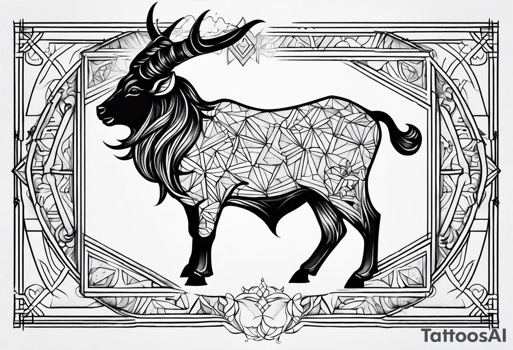 Capricornus tattoo idea