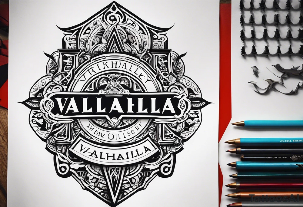 Valhalla tattoo idea