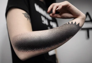 Грустный скелет, сидит и думает о бытие tattoo idea