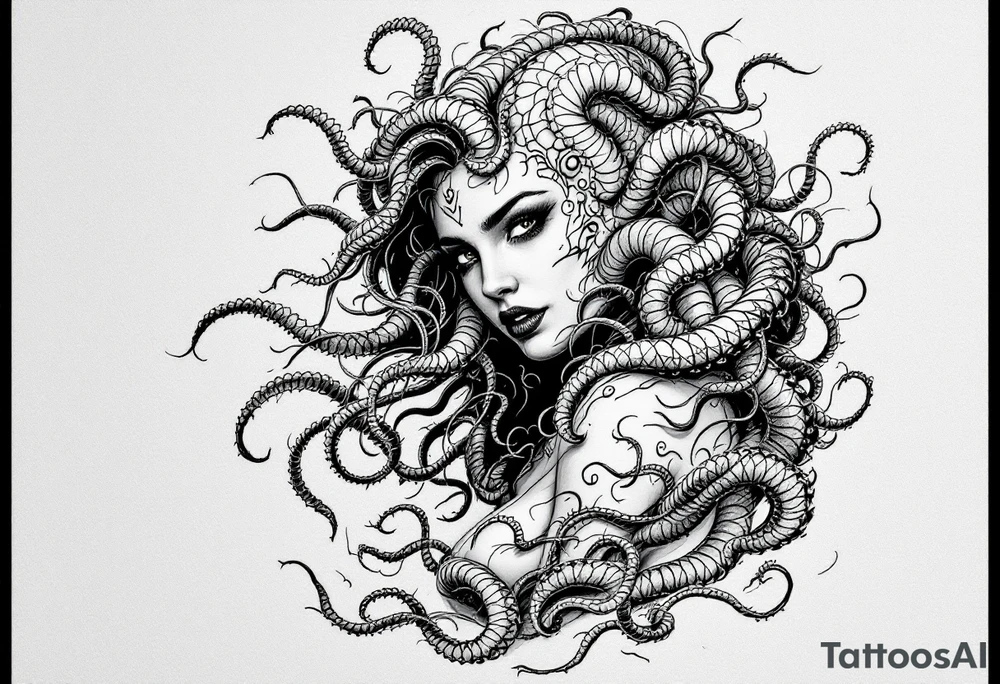 lady medusa tattoo tattoo idea