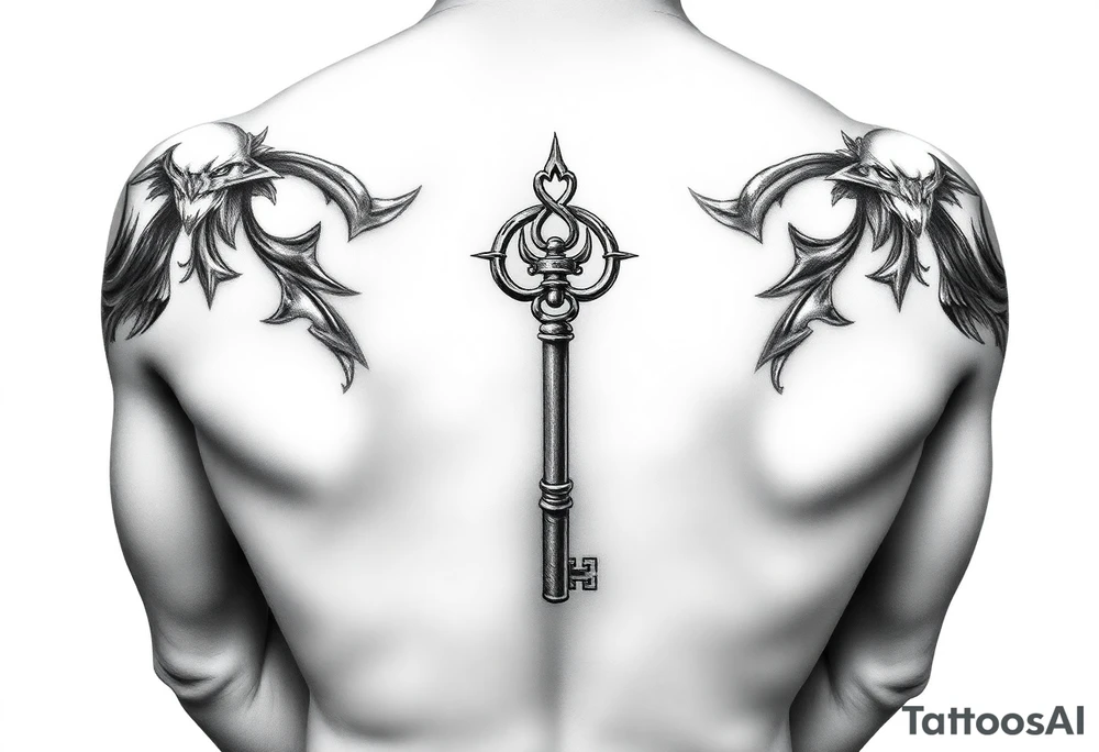 He still holds the key tattoo idea