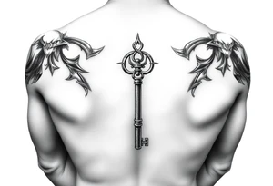 He still holds the key tattoo idea