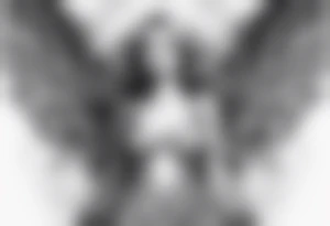 angel woman with big wings full body flying on the sky tattoo idea