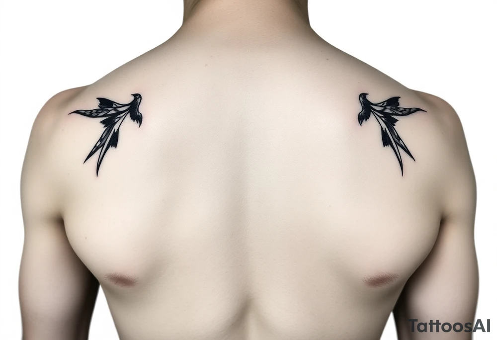 Realistic portrait of a woman's bare breasts, soft shading. tattoo idea