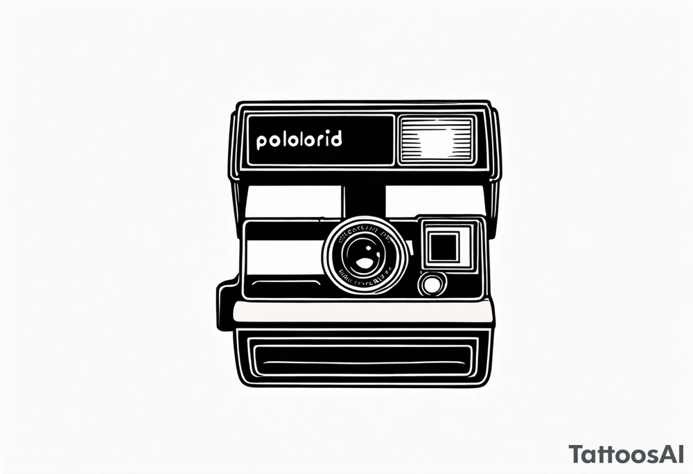 A polaroid-PHOTO tattoo idea