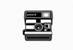 A polaroid-PHOTO tattoo idea