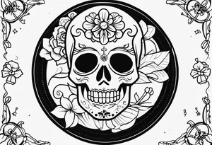 La muerte tattoo idea