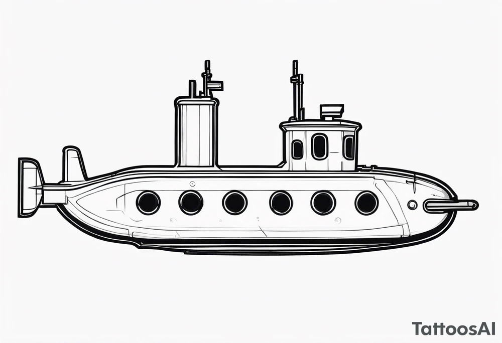 submarine tattoo idea