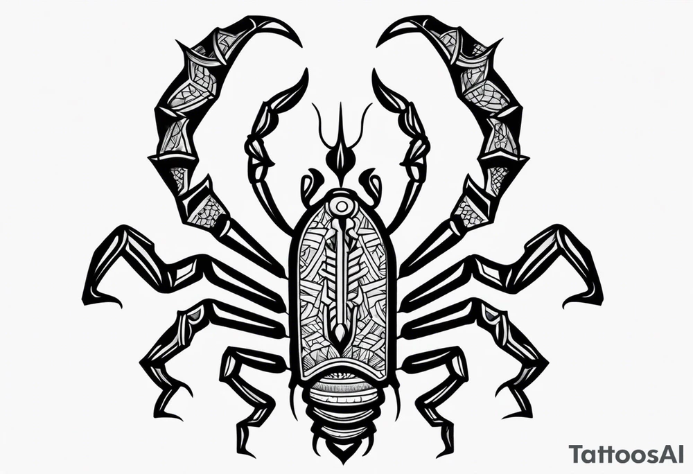 Scorpion traditional tattoo tattoo idea