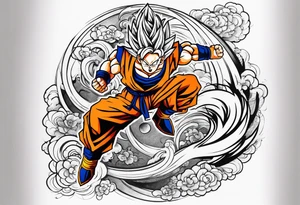 dragonball z tattoo idea