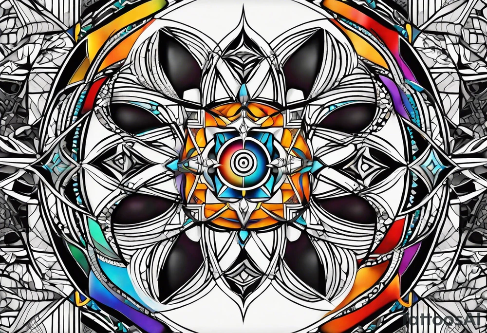 sacred geometry tattoo idea