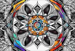 sacred geometry tattoo idea
