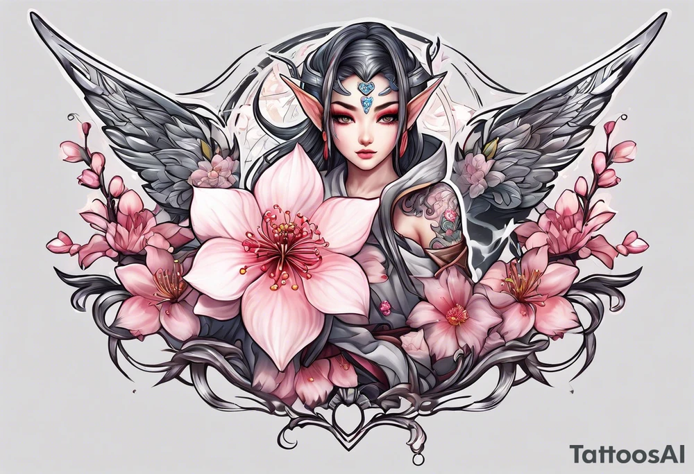 Sakura elf tattoo idea