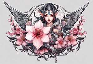 Sakura elf tattoo idea