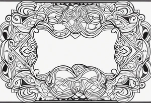 Q WORD,SIMPLE,PINIS tattoo idea