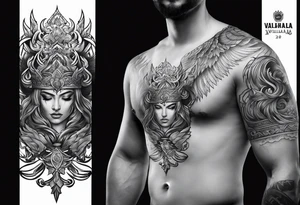 Valhalla  mist fog tattoo idea