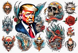 Donald Trump tattoo idea
