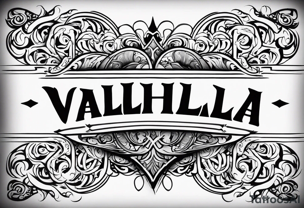 Valhalla tattoo idea