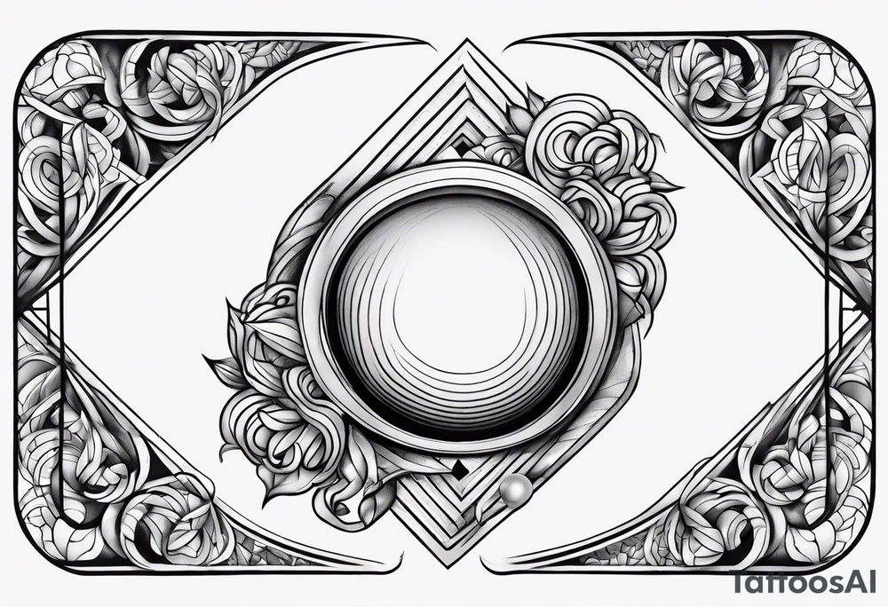 Penis and balls tattoo idea