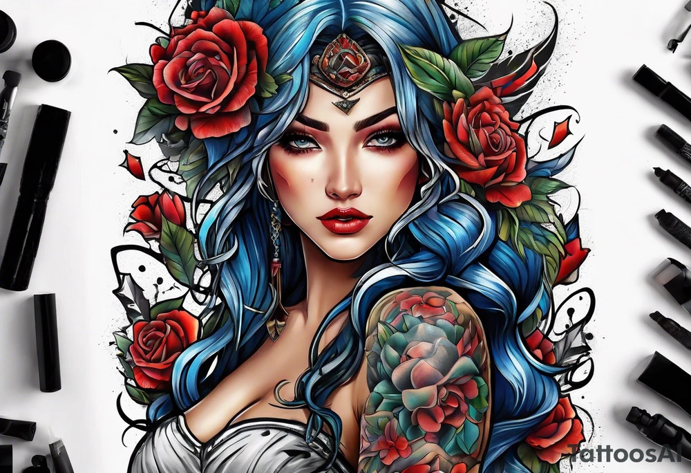 Fight tattoo idea