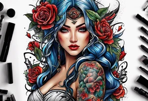 Fight tattoo idea