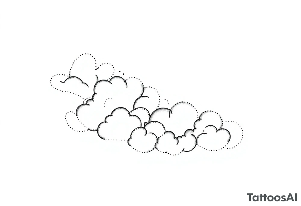 Clouds tattoo idea