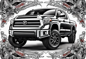 2015 toyota tundra gray tattoo idea