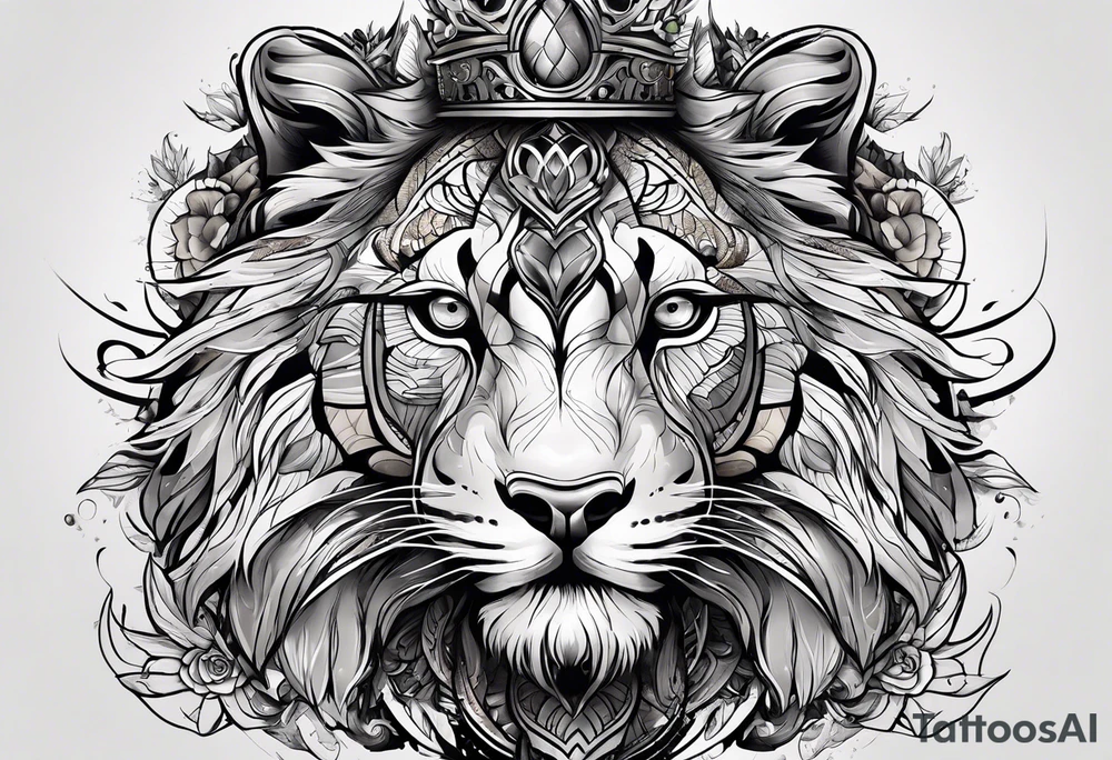Alpha group of animals tattoo idea