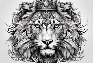 Alpha group of animals tattoo idea
