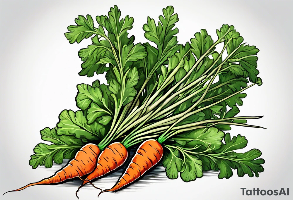 Carrot, Cherry tattoo idea
